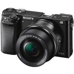 Sony Alpha a6000 Mirrorless Digital Camera with 16-50mm Lens (Black)